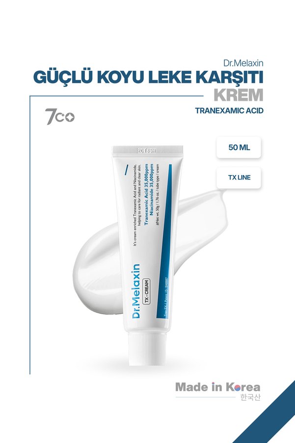 Dr.Melaxin TX Cream Derin Koyu Lekeler Güneş Lekeleri İçin Anti Melasma Leke Kremi&Ton Eşitleyici 50ml