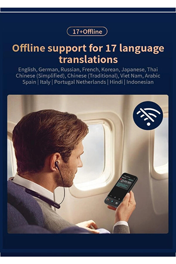 Evimdeyokyok Kameralı 140 Dilde Wifi Özellikli Translator Elektronik Çeviri Cihazı Türkçe Menü