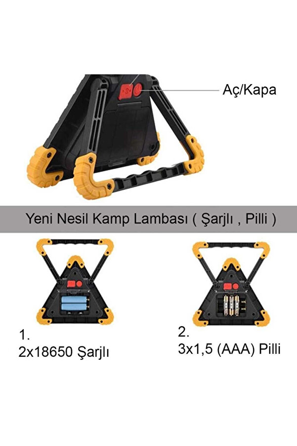 Evi̇mdeyokyok Profesyonel Kamp - Araba Lambası Bi̇gem Bm-610