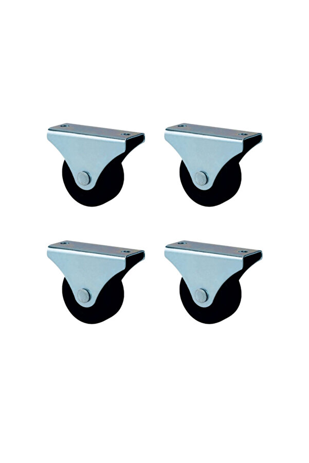 Evi̇mdeyokyok Furç Sabi̇t Teker - 56Mm - Si̇yah Hks231 - 4 Adet