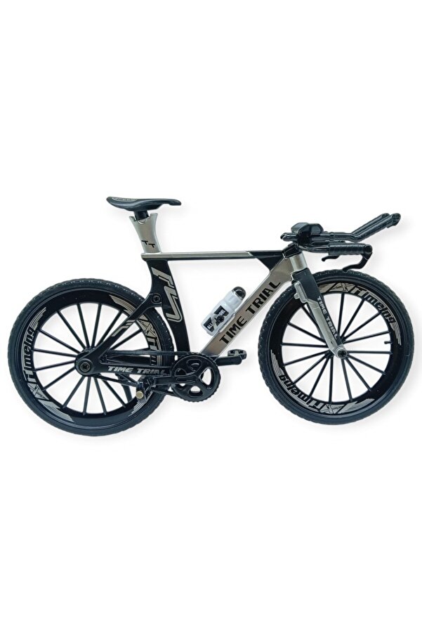 Ethab Ti̇caret Model Araçlar -1/10 Metal Yarış Bi̇si̇kleti̇ 18 Cm - Gri̇