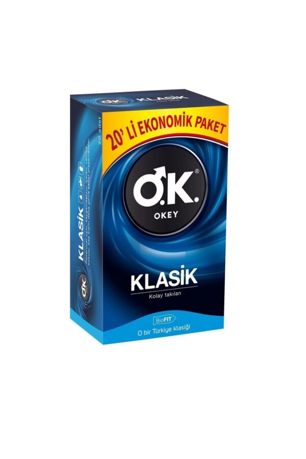 Okey Klasik Ekonomik 20'li Prezervatif