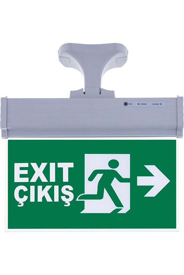 Evi̇mdeyokyok Sg071-S2 Çi̇ft Yönlü Aci̇l Yönlendi̇rme Armatürü (Askı Aparatlı) Exi̇t Çıkış Sağ-Sol