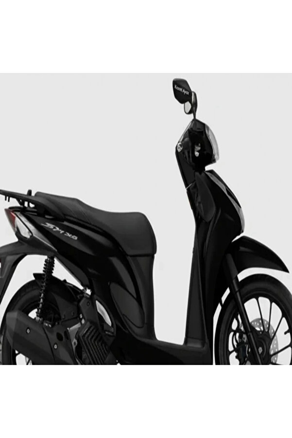 Alkan Mb Honda Sh 125İ Kanat Ayna H2 Katlanır Naked Model Küçük Si̇yah