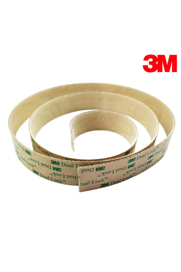Evi̇mdeyokyok Sj4570 Şeffaf Cırt Dual Lock Yapışkanlı Cırt 1000 Kez Açılıp Kapanabi̇li̇r 25Mm X 75Cm Tdrtr