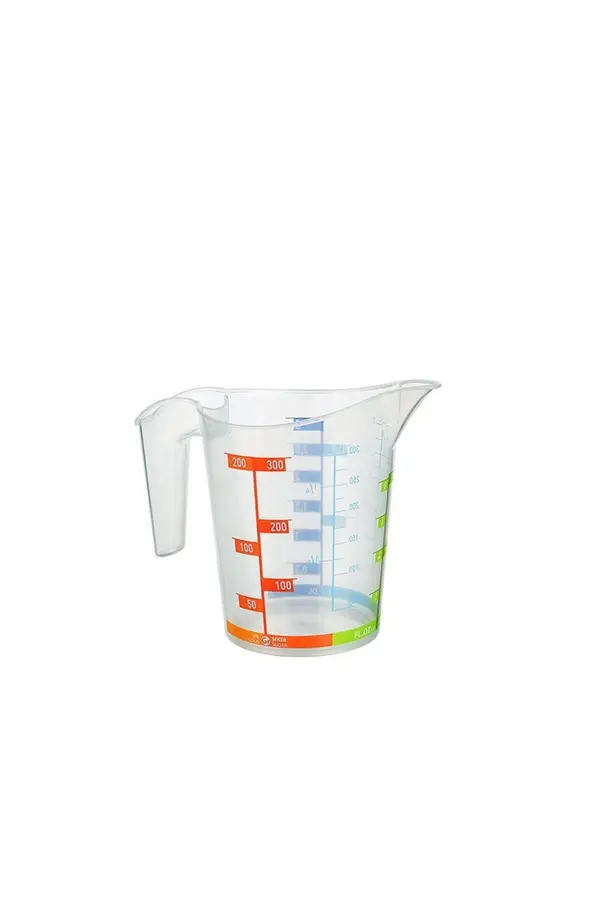 Ethab Ti̇caret Ölçü Kabı Dereceli̇ Renkli̇ 1000 Ml + 300 Ml Set