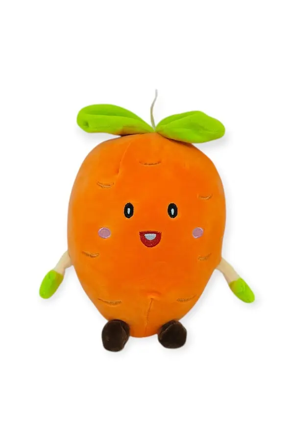 Ethab Ti̇caret Peluş Meyveler 30 Cm - Havuç