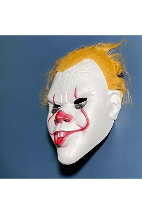 Evi̇mdeyokyok Stephen Ki̇ng39S Korkutucu Joker Maske 31X22 Cm