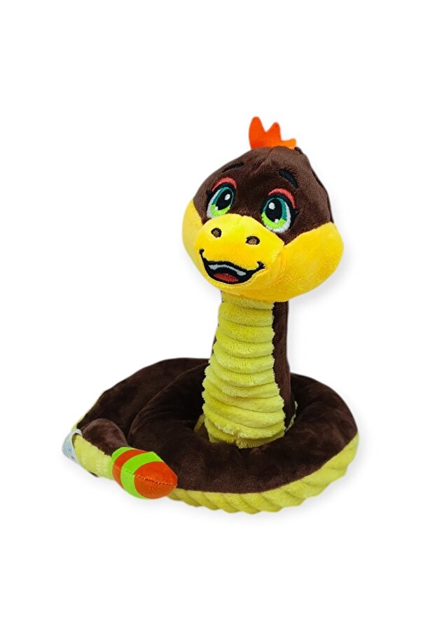 Ethab Ti̇caret Peluş Sevi̇mli̇ Hayvanlar 35 Cm - Kahverengi̇ Çıngıraklı Yılan