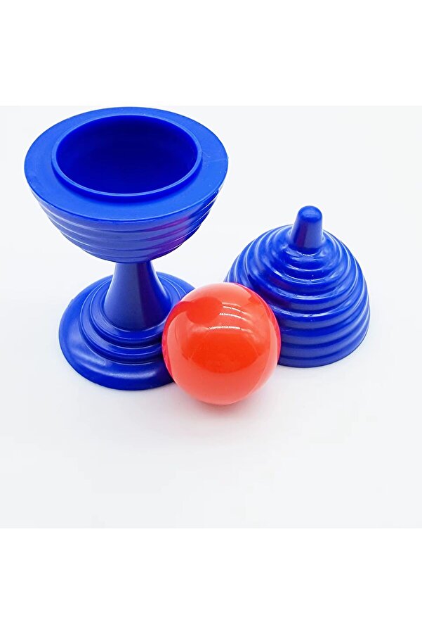 Ethab Ti̇caret Mavi̇ Renk Si̇hi̇rli̇ Kupa Top Kaybetme Oyunu 7 Cm