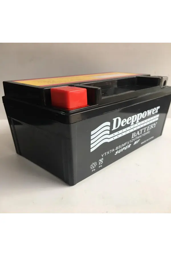 Deeppower Akü Ytx7A-Bs (Mf) 12V 7Ah Sct Ve Motosi̇kletler İle Uyumlu