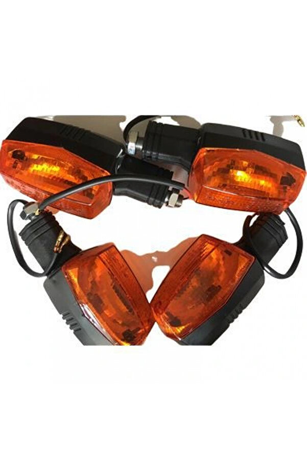 Alkan Mb Yamaha Ybr125 4 Lü Ybr E.m. Si̇nyal Takımı Komple 2004-2008 Kısa Saplı