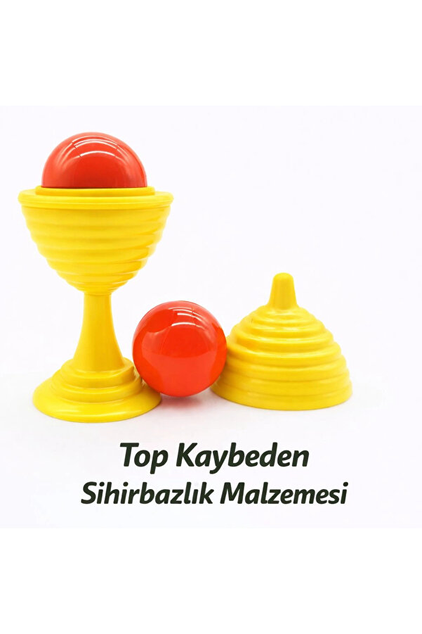 Evi̇mdeyokyok Sarı Renk Si̇hi̇rli̇ Kupa Top Kaybetme Oyunu 7 Cm