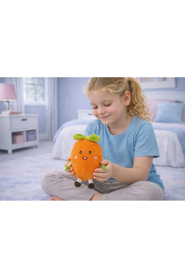 Ethab Ti̇caret Peluş Meyveler 30 Cm - Havuç