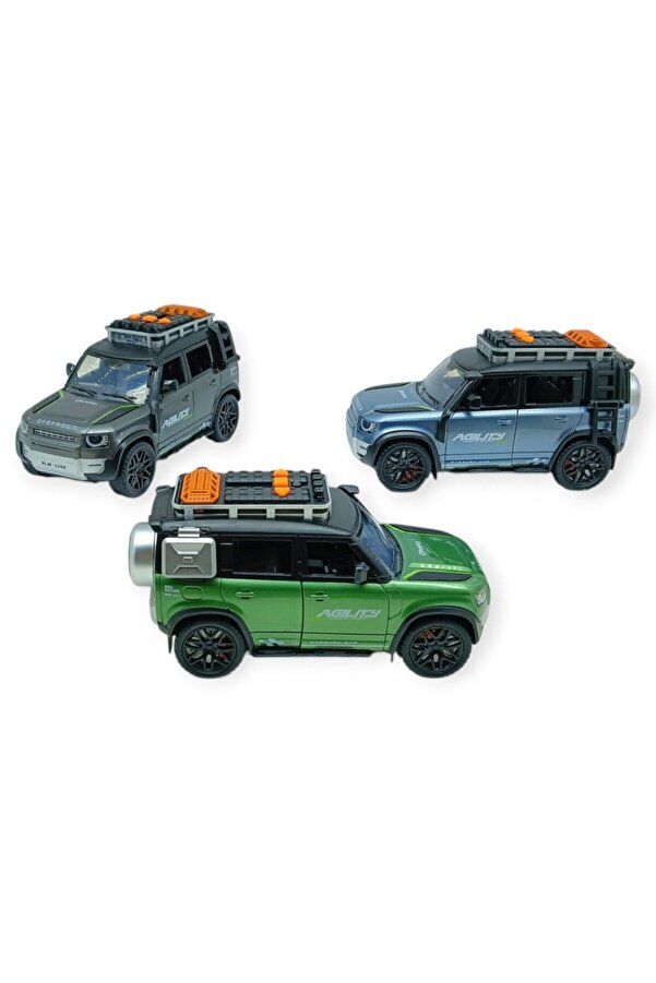 Ethab Ti̇caret - Sürtmeli̇ Işıklı Sesli̇ Jeep Defender 6
