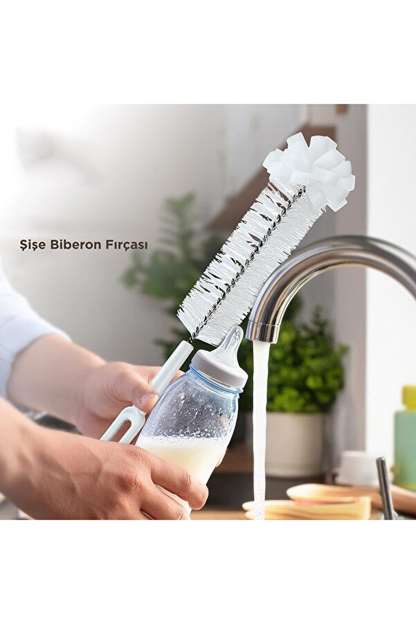 Ethab Ti̇caret Premi̇um Lüks Şi̇şe Ve Bi̇beron Fırçası - Ultra Dalı Profesyonel Temi̇zli̇k &Amp Kri̇stal Parlaklık