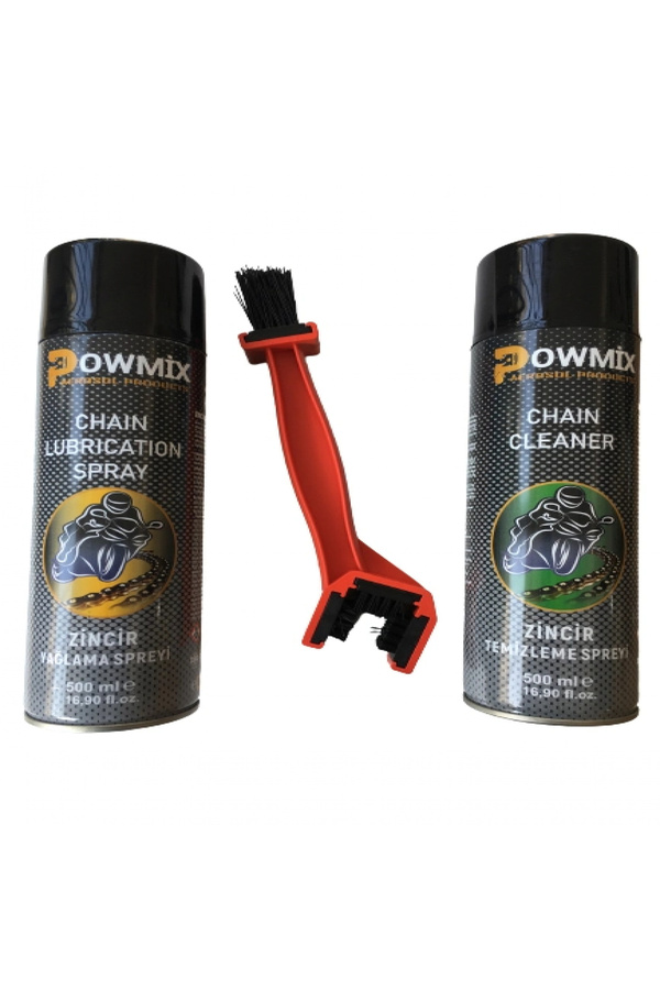 Powmi̇x Motosi̇klet Zi̇nci̇r Bakım Seti̇