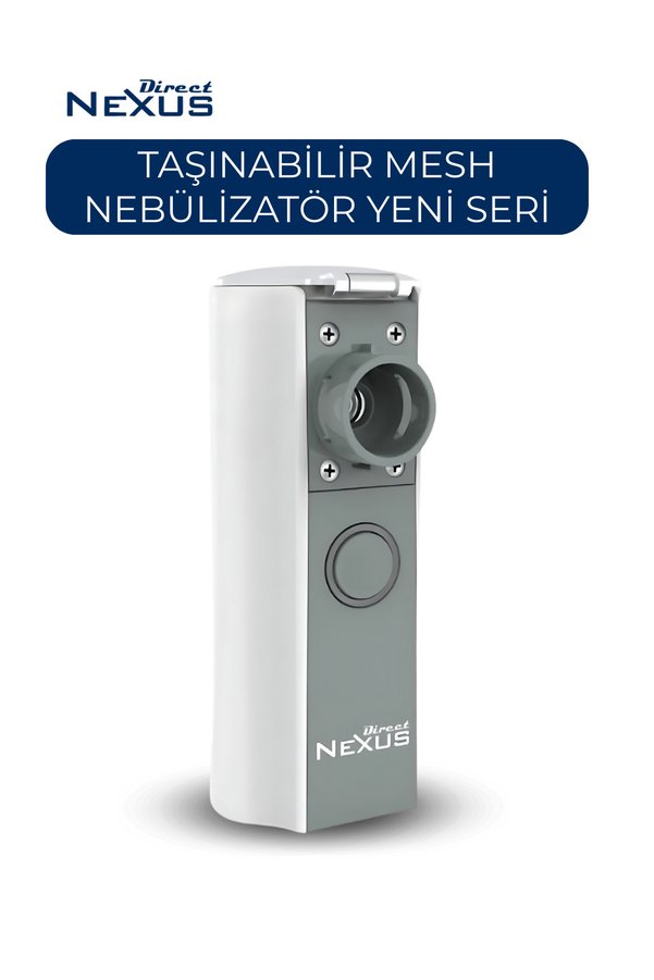 Direct NEXUS Taşınabilir Mesh Nebulizatör New Series | USB Şarjlı Ultra Sessiz