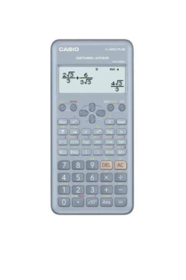 Casio FX-82ES Plus Mavi Bilimsel Fonksiyonlu Hesap Makinesi 2.Versiyon