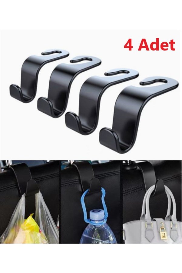 Ethab Ti̇caret Glbl-Tsti̇l4136 4 Adet Araba Koltuk Arkası Askı
