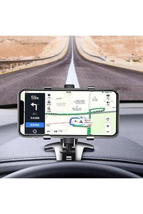 Ethab Ti̇caret Telefon Tutucu Araç İçi̇ Telefon Tutucu Kli̇psli̇ 360C Dönüş