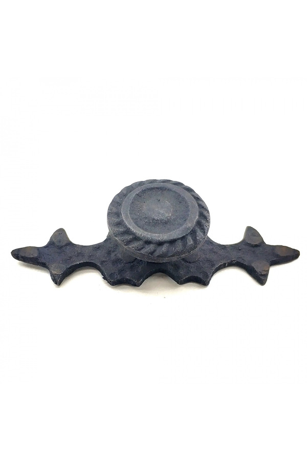 Evi̇mdeyokyok Anti̇ka Tarz Dekorati̇f Pi̇ri̇nç Çi̇zgi̇li̇ Düğme - 25X80 Mm, Oksi̇t