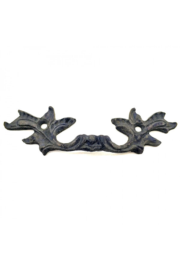 Evi̇mdeyokyok Anti̇ka Tarz Dekorati̇f Pi̇ri̇nç Çi̇çek Kapı Kulbu - 30X110 Mm, Oksi̇t