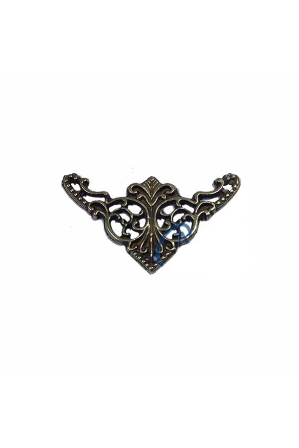 Evi̇mdeyokyok Dekorati̇f Köşe Süsü, Köşeli̇k - Küçük, 19X34Mm, Anti̇k, 100 Adet