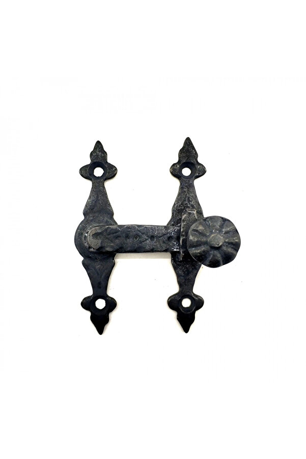 Evi̇mdeyokyok Anti̇ka Tarz Dekorati̇f Pi̇ri̇nç Kapı, Pencere Mandalı - 82X65 Mm, Oksi̇t