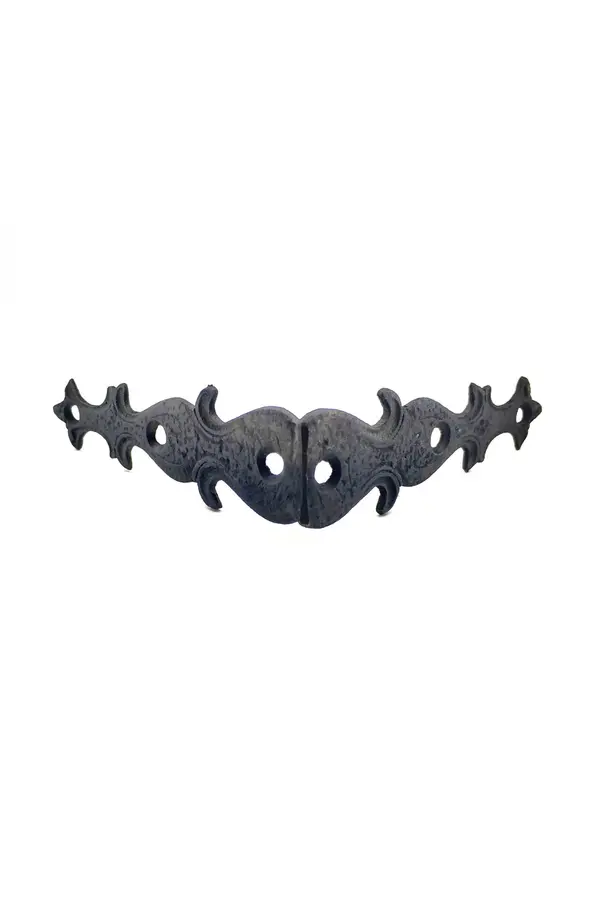 Evi̇mdeyokyok Anti̇ka Tarz Dekorati̇f Pi̇ri̇nç Kelebek Gönye - Yan, 105X105 Mm, Oksi̇t