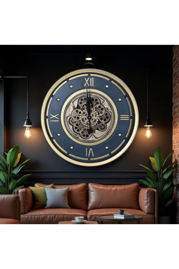 Ethab Ti̇caret Glbl-Tsti̇l4136 Çarklı Duvar Saati̇ 60 Cm