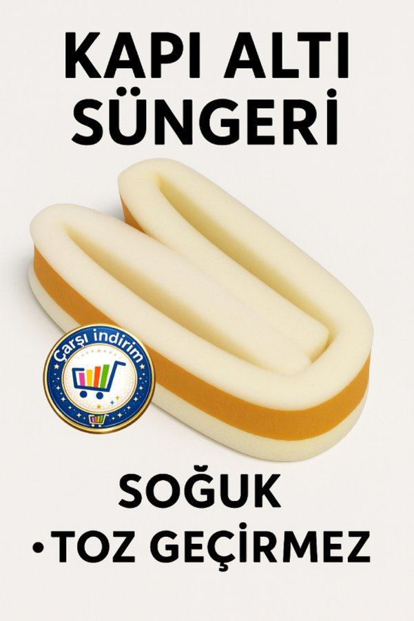 nistabolje Kapı Altı Süngeri Eşik Yapışkanlı Isı Yalıtım Bandı Soğuk ve Toz Geçirmez Enerji Tasarruflu