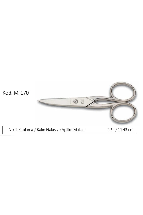 Evi̇mdeyokyok Europe Kalın Nakış Makası Süper Kali̇te No4.5 11,43 Cm