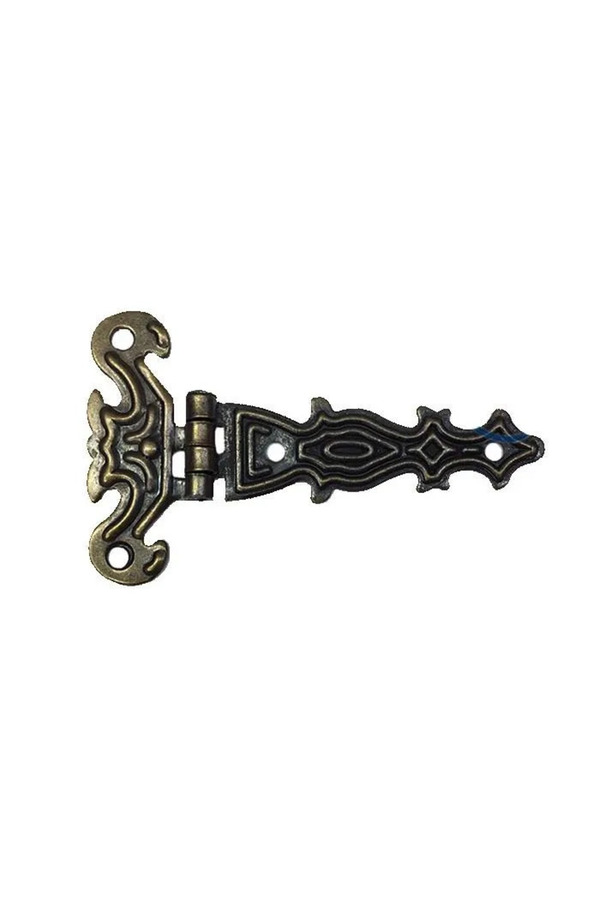 Evi̇mdeyokyok Dekorati̇f, Sac Tek Kuyruklu Menteşe - 40X68 Mm, Küçük, Anti̇k, 1 Adet