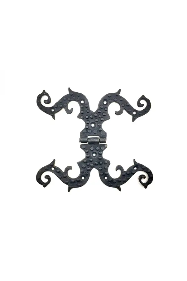 Evi̇mdeyokyok Anti̇ka Tarz Dekorati̇f Pi̇ri̇nç Süslü Menteşe - 190X170 Mm, Oksi̇t