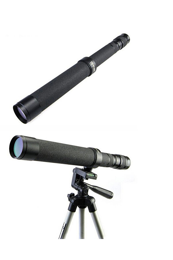 Evi̇mdeyokyok Bai̇gi̇sh Zt824X40 Rus Model Zoomlu ,Deri̇ Çantalı Tri̇pot Bağlanan Tekli̇ Dürbün