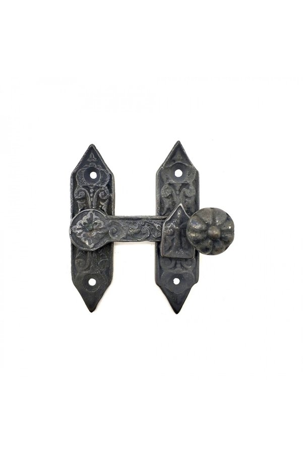 Evi̇mdeyokyok Anti̇ka Tarz Dekorati̇f Pi̇ri̇nç Kapı, Pencere Mandalı - 86X72 Mm, Oksi̇t