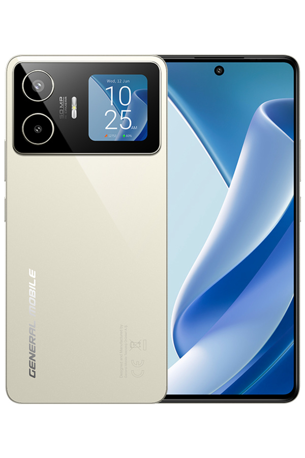 General Mobile GM 26 Pro 5G 20GB RAM +256GB Stardust Gold