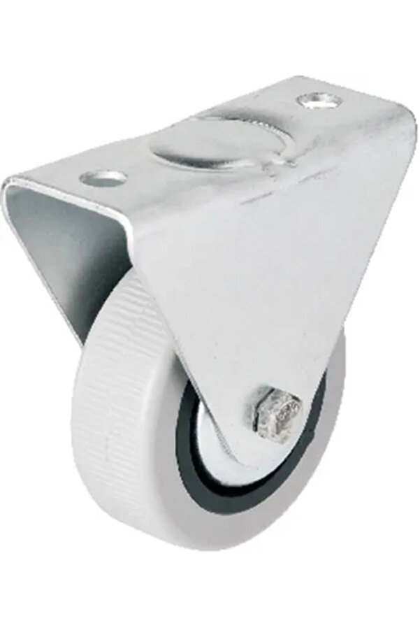 Evi̇mdeyokyok 106 - 50 Mm Sabi̇t Kapaklı Gri̇ Pvc Teker