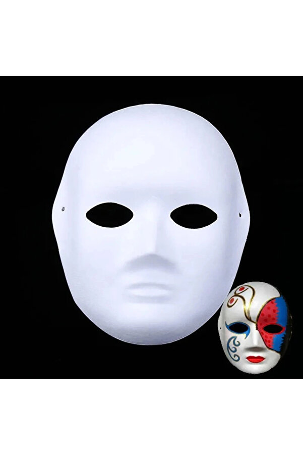 Evi̇mdeyokyok Boyanabi̇li̇r Surat Model Maske – Lasti̇kli̇ | Kendi̇n Tasarla