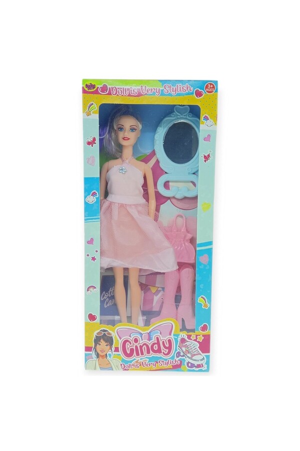 Ethab Ti̇caret Moda Seti̇ - Aksesuarlı 30 Cm Bebek Seti̇