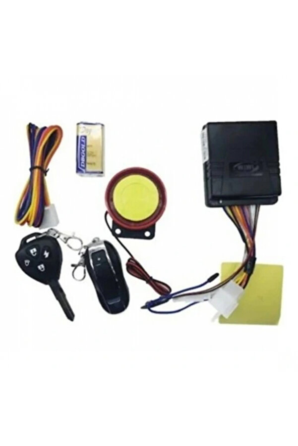 Alkan Motorsi̇klet Alarm Seti̇ 120Db Uzaktan Çalıştırma Anti̇-Hırsızlık