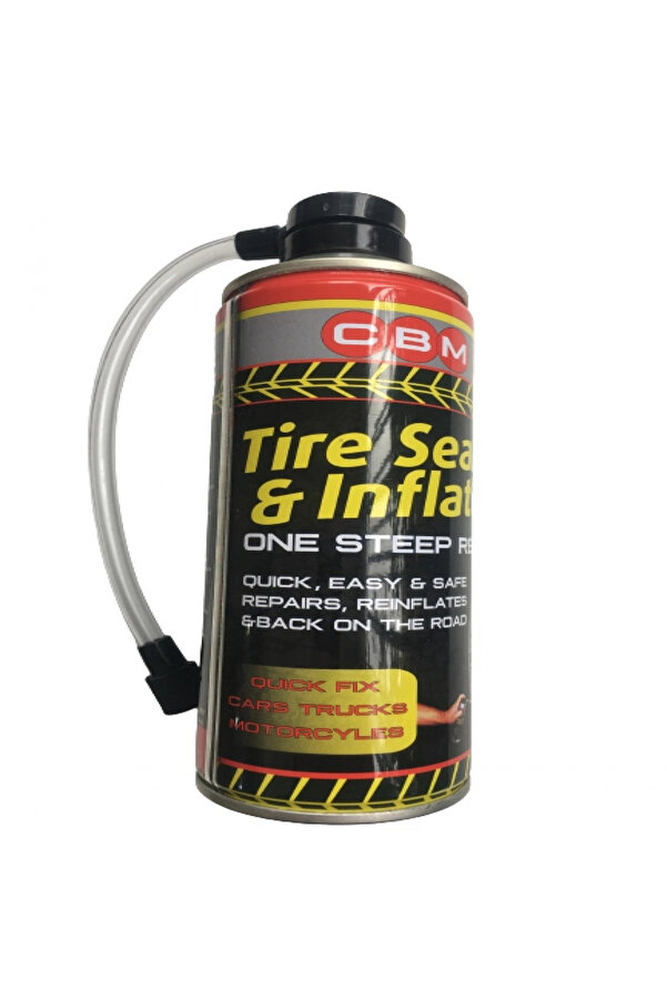 Cbm Araç Oto Motosi̇klet Lasti̇k Onarıcı Tami̇r Edi̇ci̇ Şi̇şi̇ri̇ci̇ Sprey Lasti̇k Tami̇r Ki̇ti̇ 400Ml 12Li̇