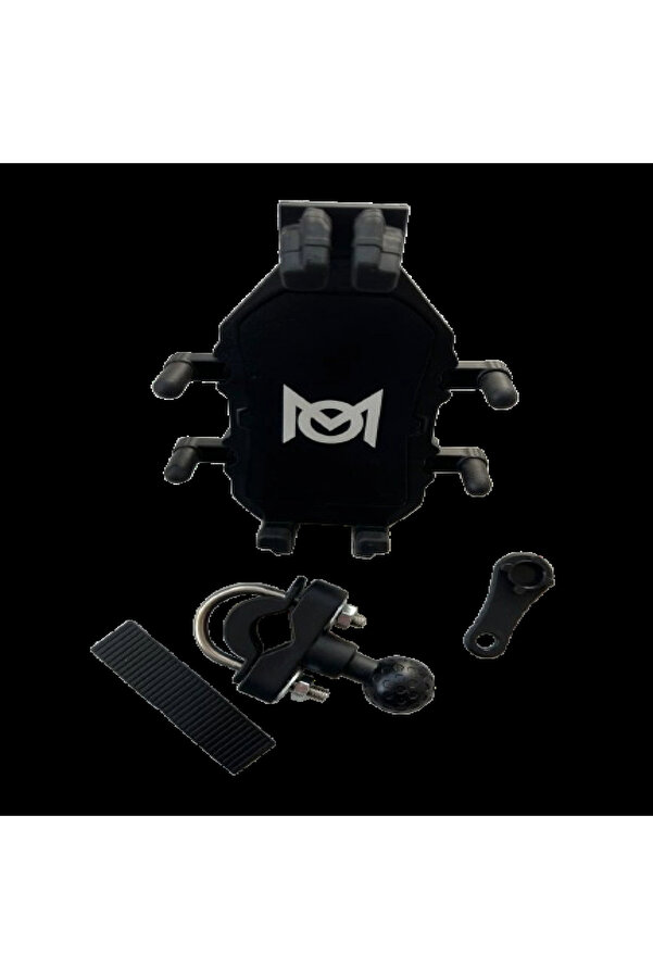 Alkan Mb Motosi̇klet Scooter Atv Bi̇si̇klet Gi̇don Bağlantılı Telefon Tutucu (Ti̇treşi̇m Modüllü) Ab Kali̇te