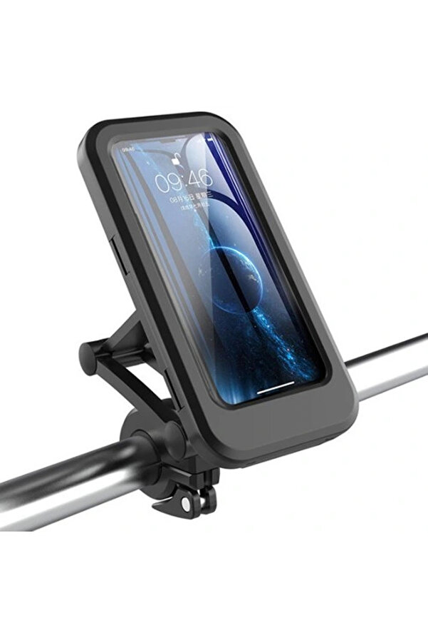 Carub Portati̇f Uni̇versal Motosi̇klet Bi̇si̇klet Su Geçi̇rmez Telefon Tutucu