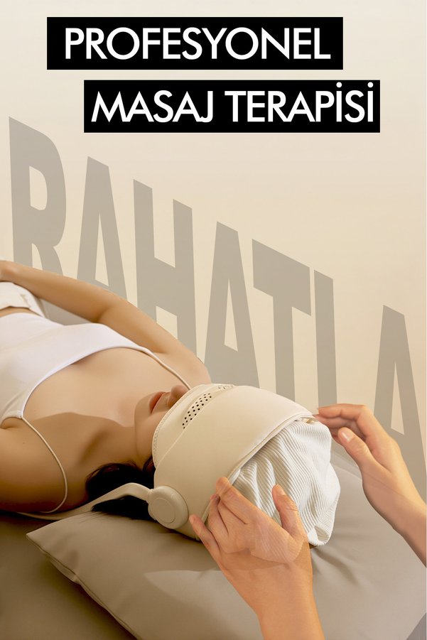 RELAXUS Sıkmalı Ovmalı Isıtmalı Kafa Baş Masaj Cihazı