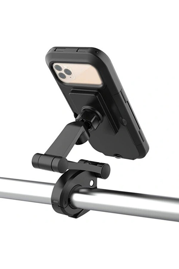 Carub Portati̇f Uni̇versal Motosi̇klet Bi̇si̇klet Su Geçi̇rmez Telefon Tutucu
