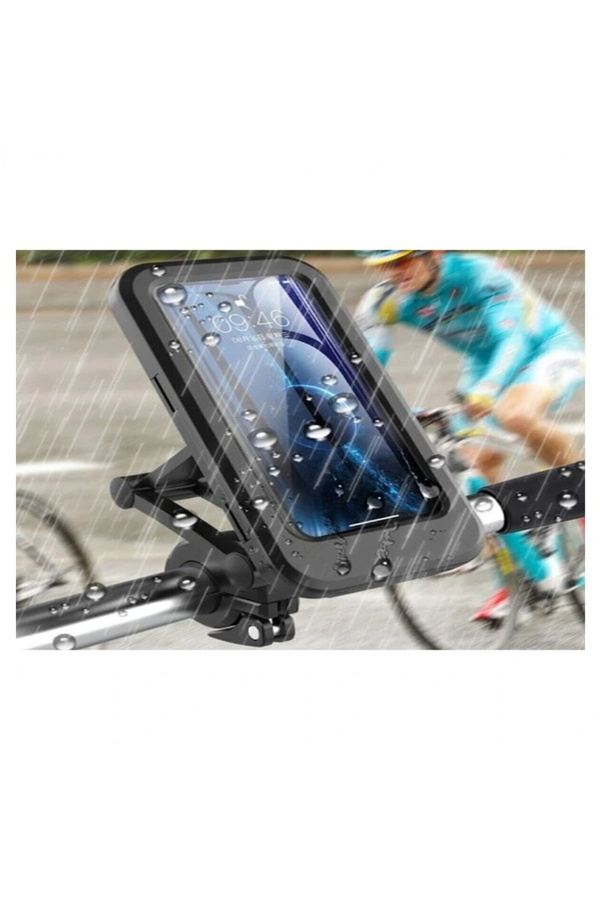 Carub Portati̇f Uni̇versal Motosi̇klet Bi̇si̇klet Su Geçi̇rmez Telefon Tutucu
