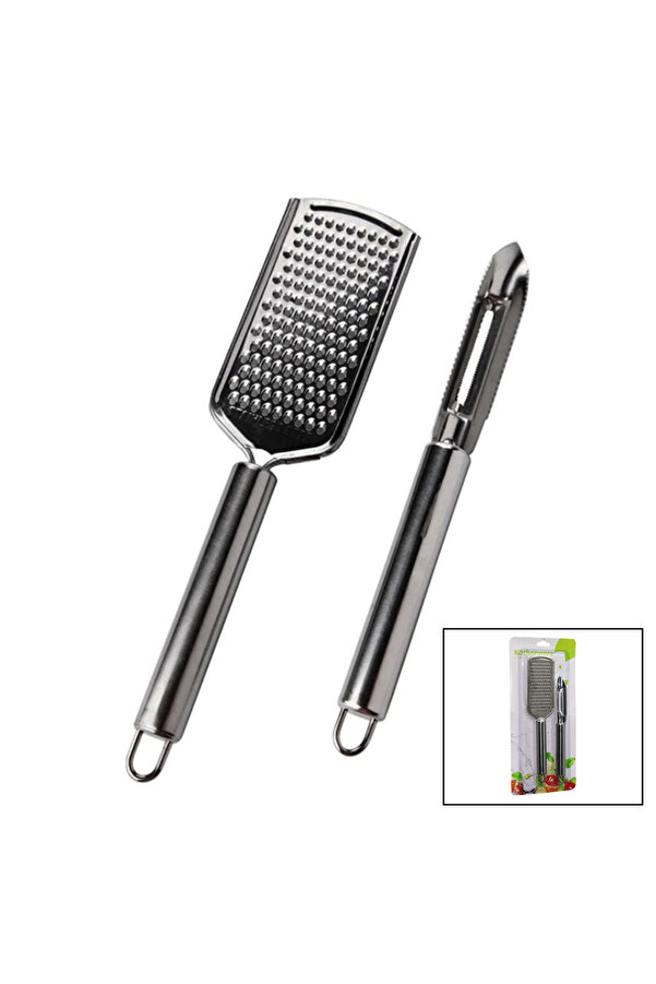 Go İthalat 2 Parça Set Metal Rende - Soyacak - Oyacak Seti̇
