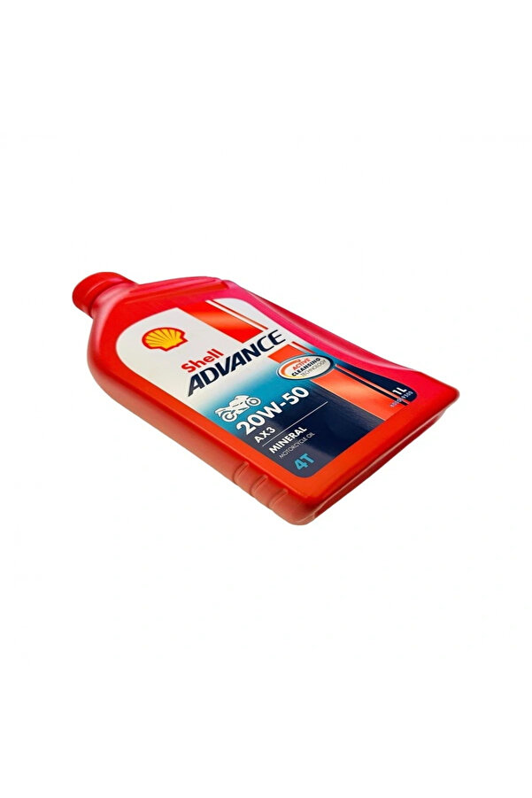 Shell Yağ 20/50 Advance 4T Ax3 Mi̇neral 1 L Motosi̇klet Yağı